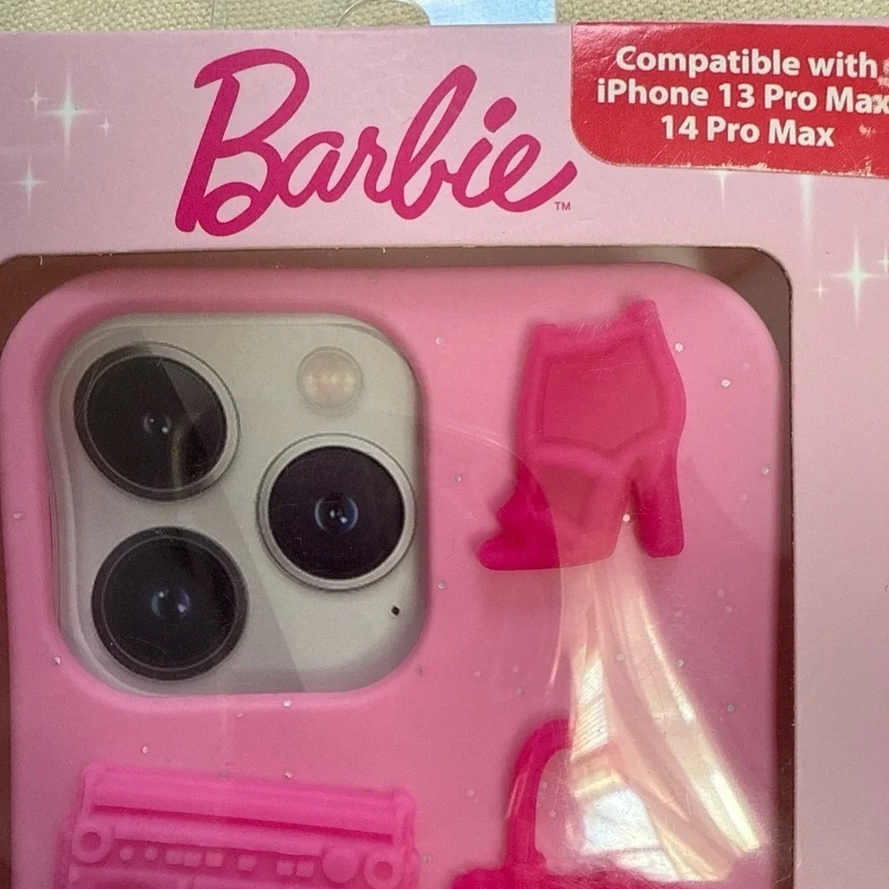 Barbie Pink Skinny Dip  iPhone 13 & 14 PRO MAX 3D Rubber Shockproof Case New